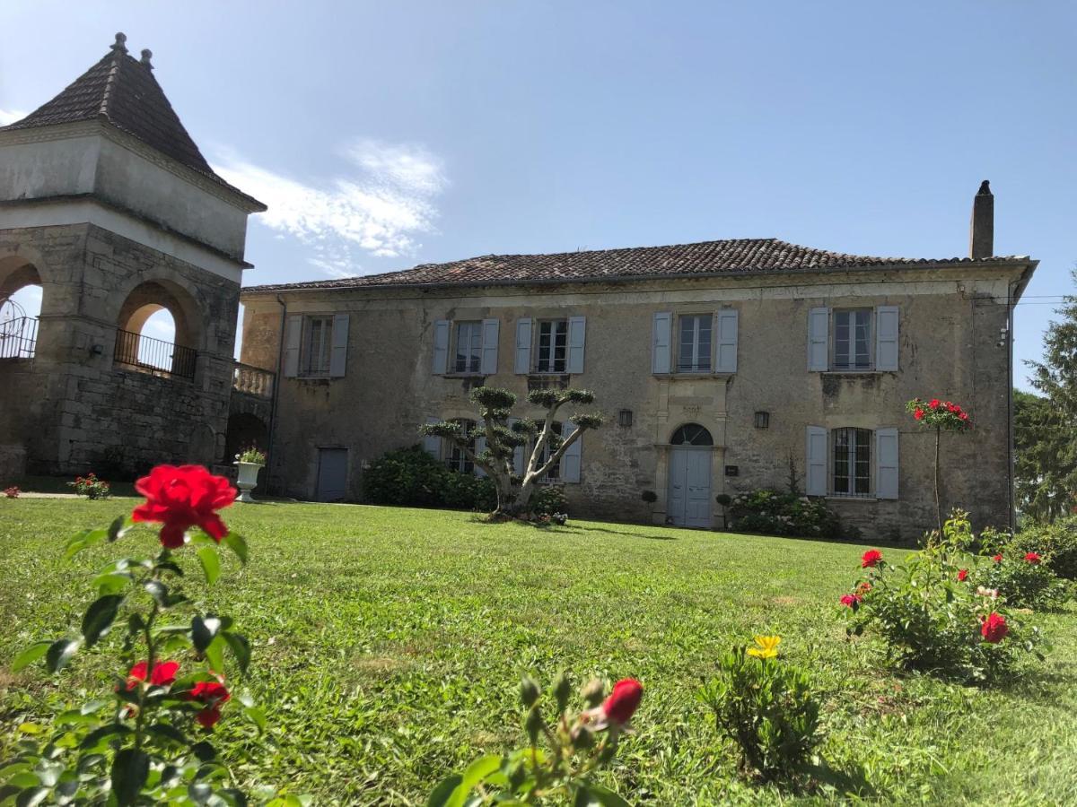 Bed and Breakfast Domaine De Monplaisir Caylus Esterno foto